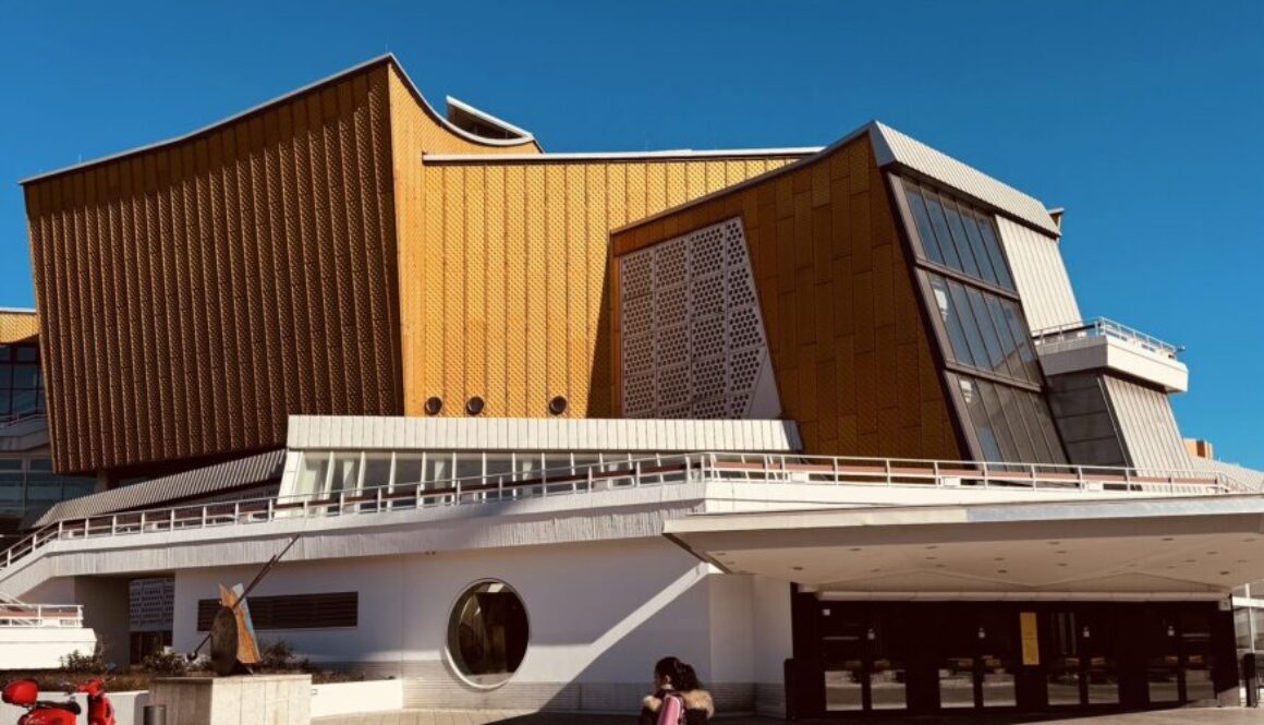 At the Philharmonie Berlin