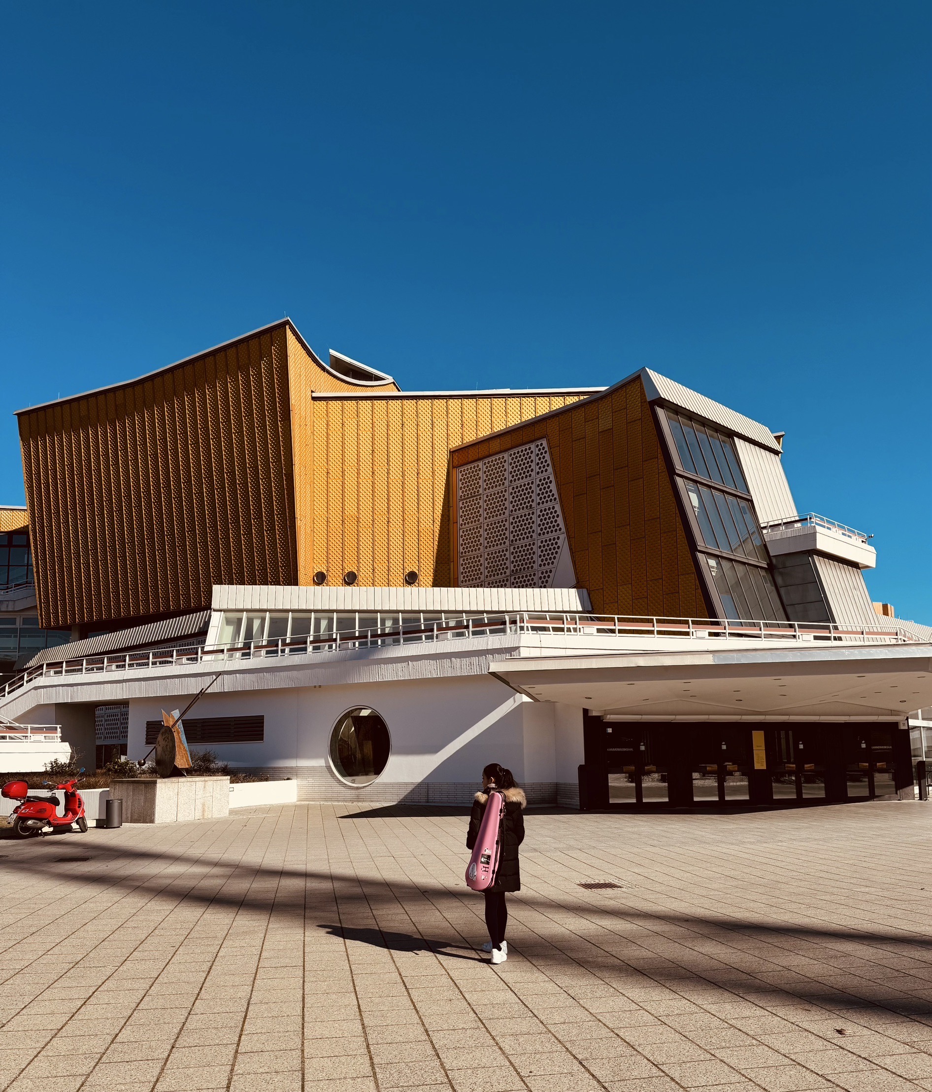 At the Philharmonie Berlin